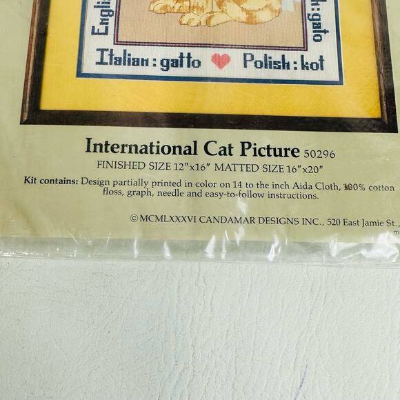 Something Special Counted Cross Stitch Kit International Cat Picture Crafts New - Picture 5 of 7